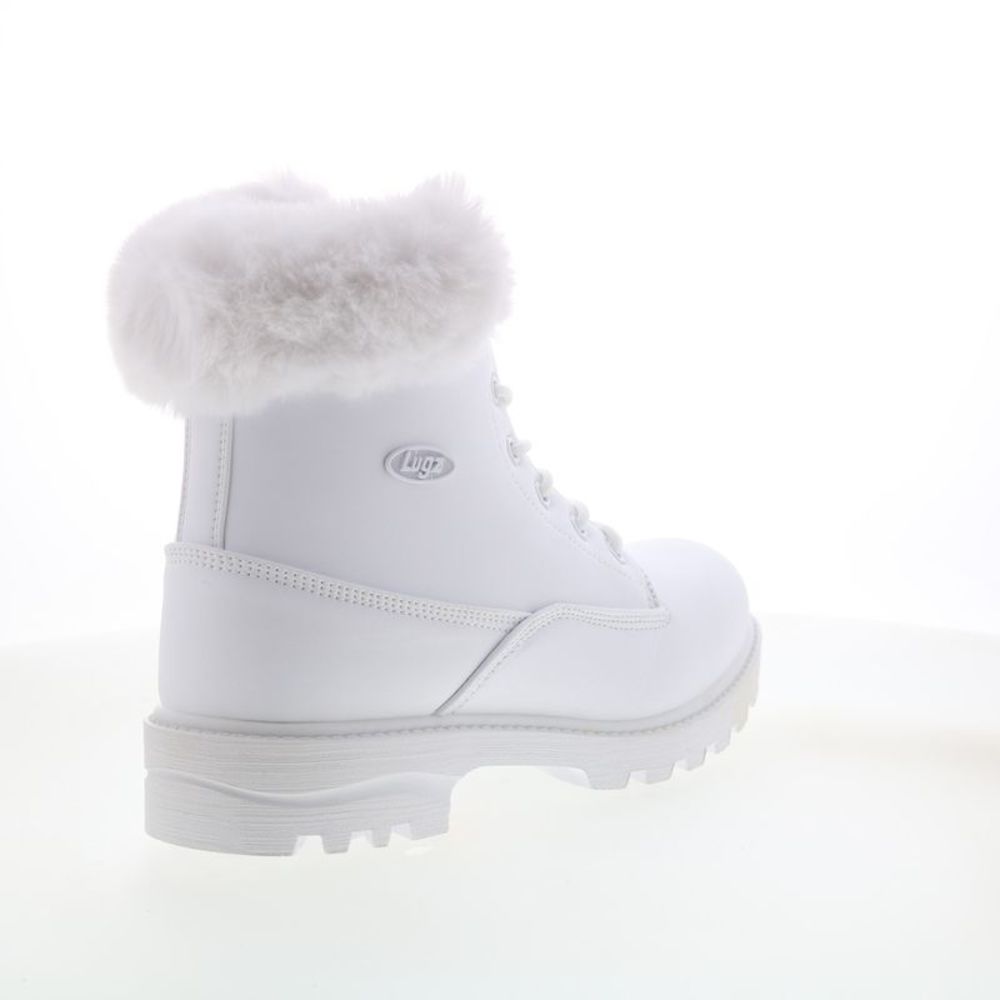 Lugz Womens Empire HI Fur White Boots (NWT) - Picture 7 of 7